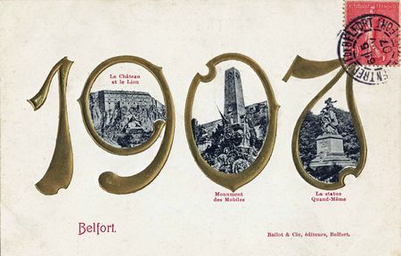 CPA Belfort Année 1907