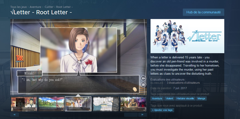 Root Letter Steam