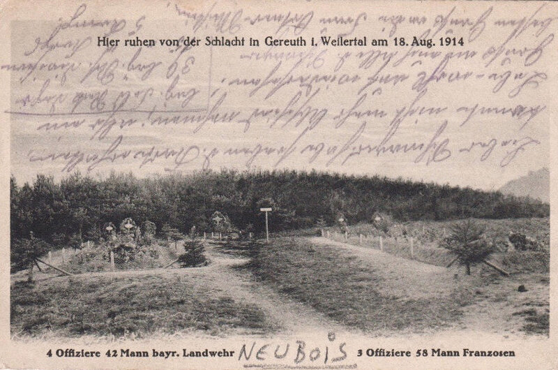 Gereuth, 18 août 1914