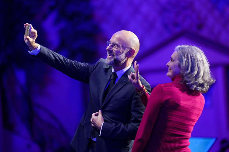 Frédéric Fougerat et Marianne Conde Salazar Selfie ISCOM 2023