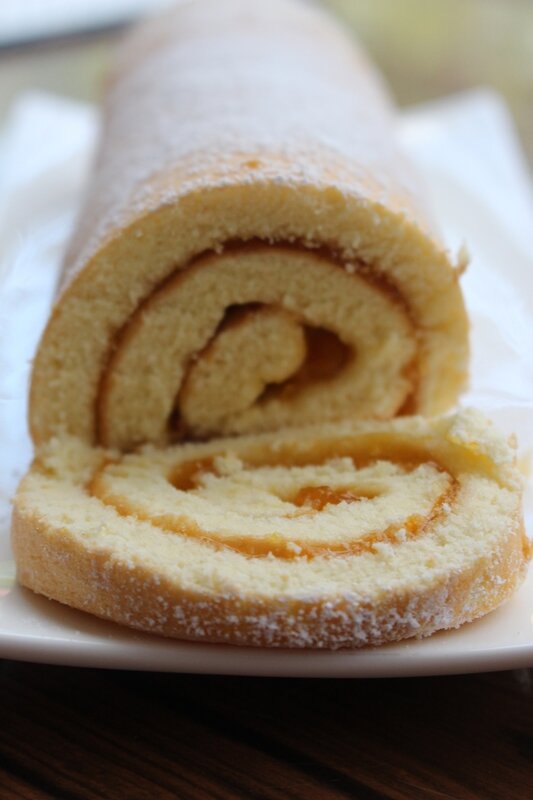 biscuit roulé confiture