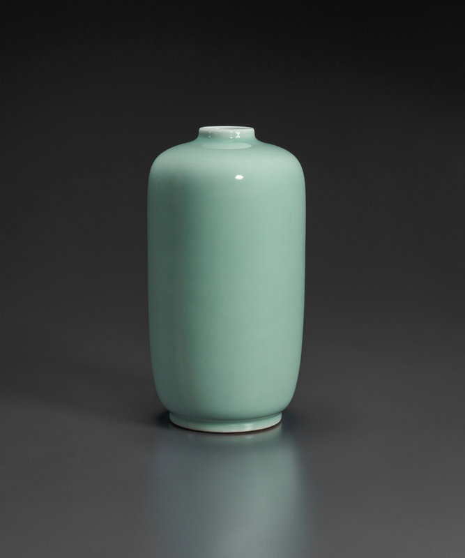 2023_NYR_21451_1076_001(a_rare_celadon-glazed_cylindrical_vase_yongzheng_six-character_mark_in050712)