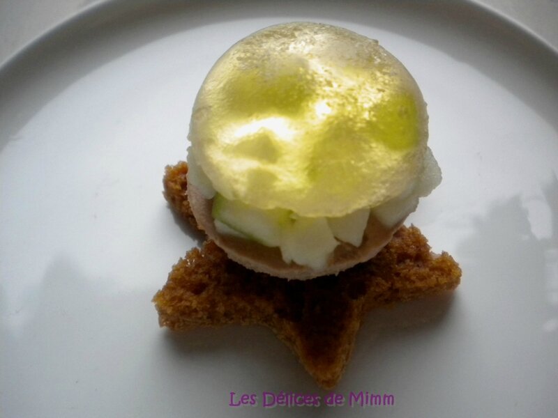Boule de Noël au foie gras et gelée de Muscat de Rivesaltes 5