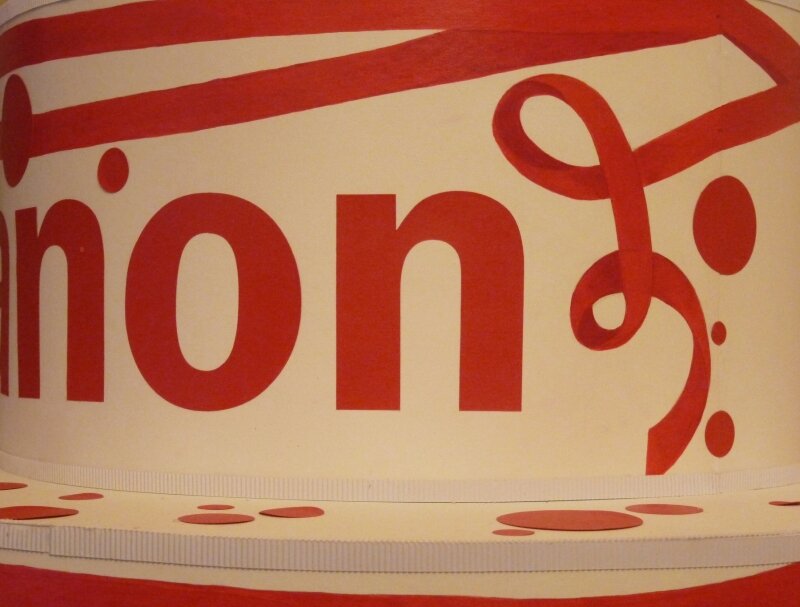 Détail du gâteau CANON