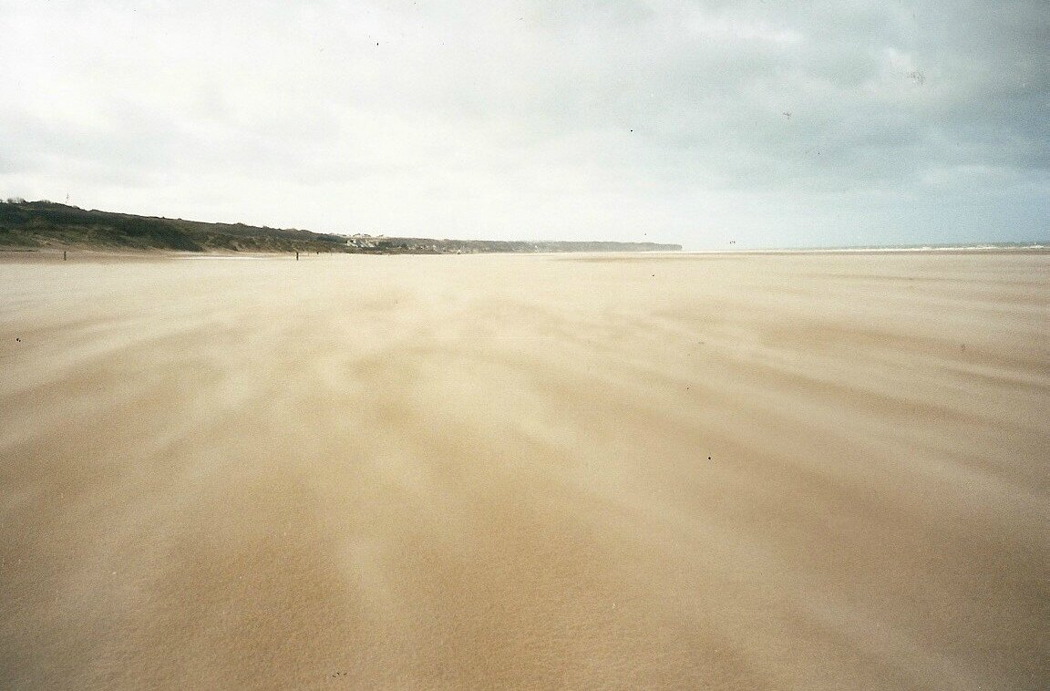 Vierville-sur-Mer, Omaha Beach, décembre