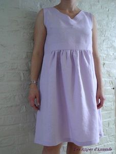 robe lilas