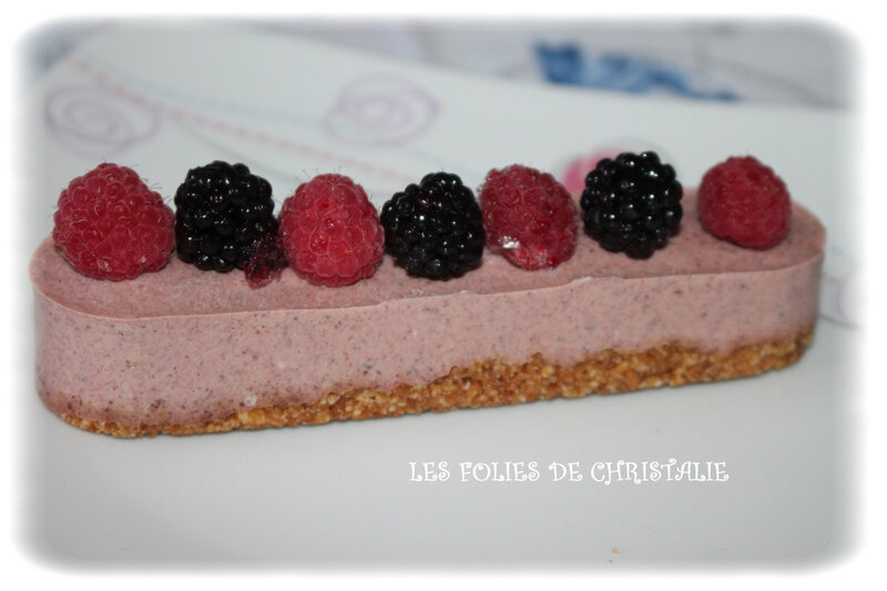 Cheesecake fruits rouges 8