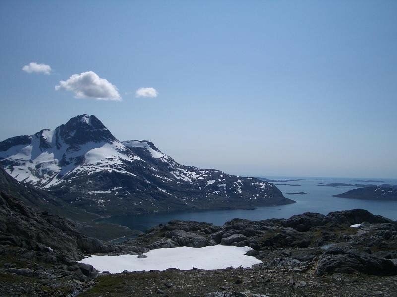 Kingittorsuaq, sommet situé à l'entrée de Kobbefjord