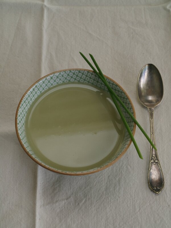 consommé queues asperges