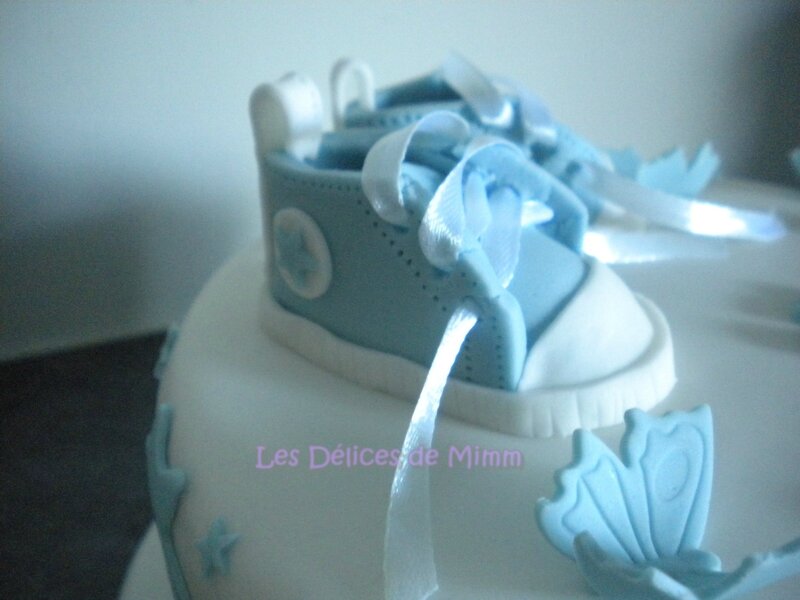 Gâteau pour une baby shower (pâte à sucre) 4