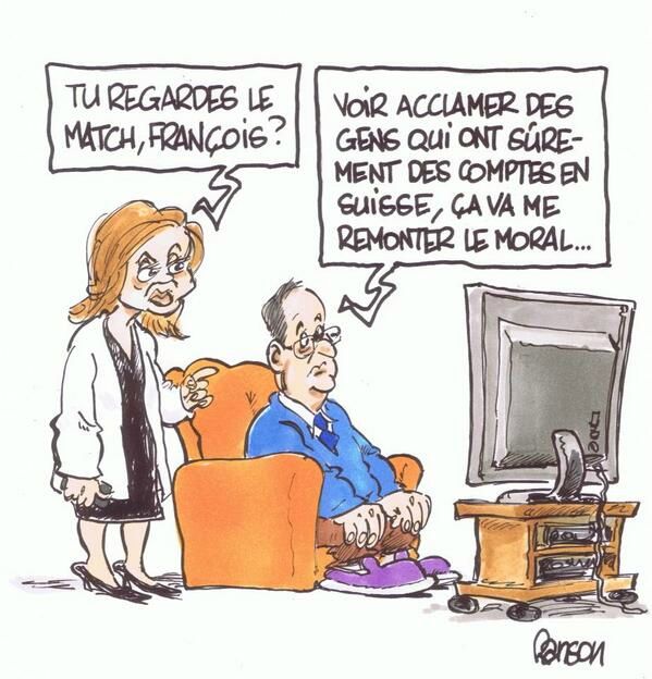 hollande foot humour