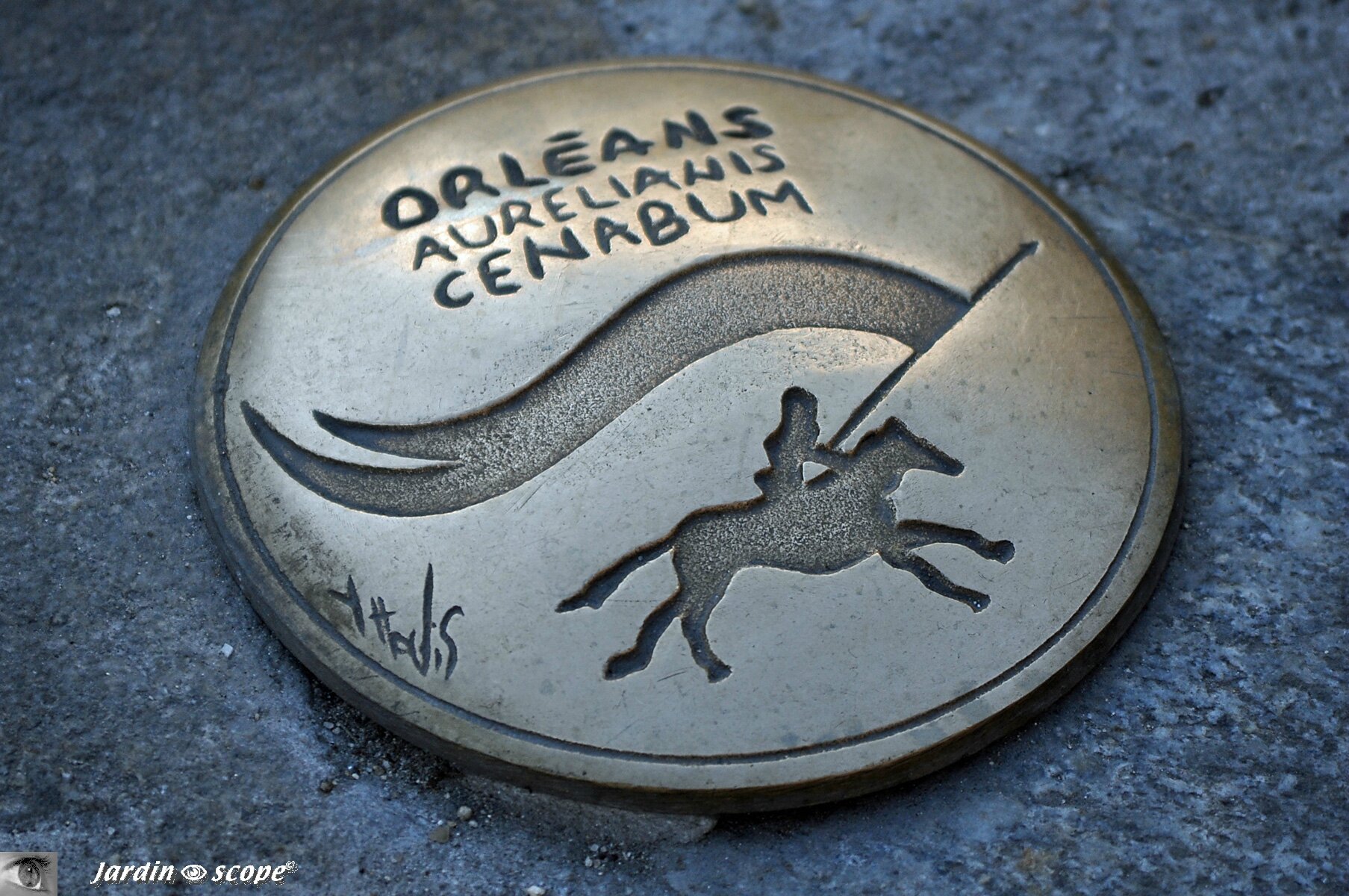 Clou de pavage : Cenabum • Aurelianis • Orleans