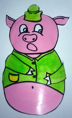 93_Personnages animaux monstres_Les trois petits cochons (33)