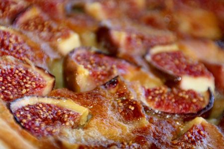 recettes Tarte aux figues et crème damandes