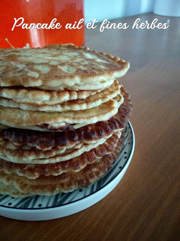 pancake ail et fines herbes1