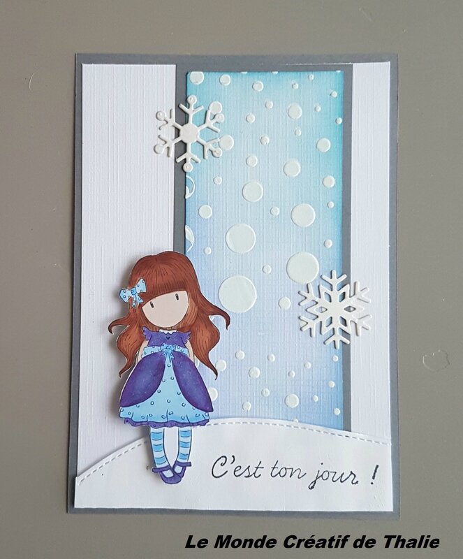 Carte défis un jour, une carte 9 (Liberty Scrap) Dec 2016