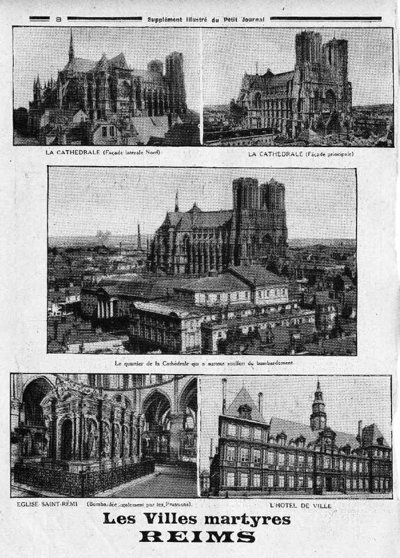 Les villes martyre Reims