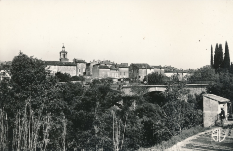 Trans-Pont de la Motte vu des jardins