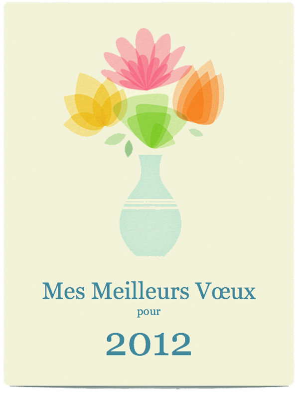 Carte Bonne année 2012