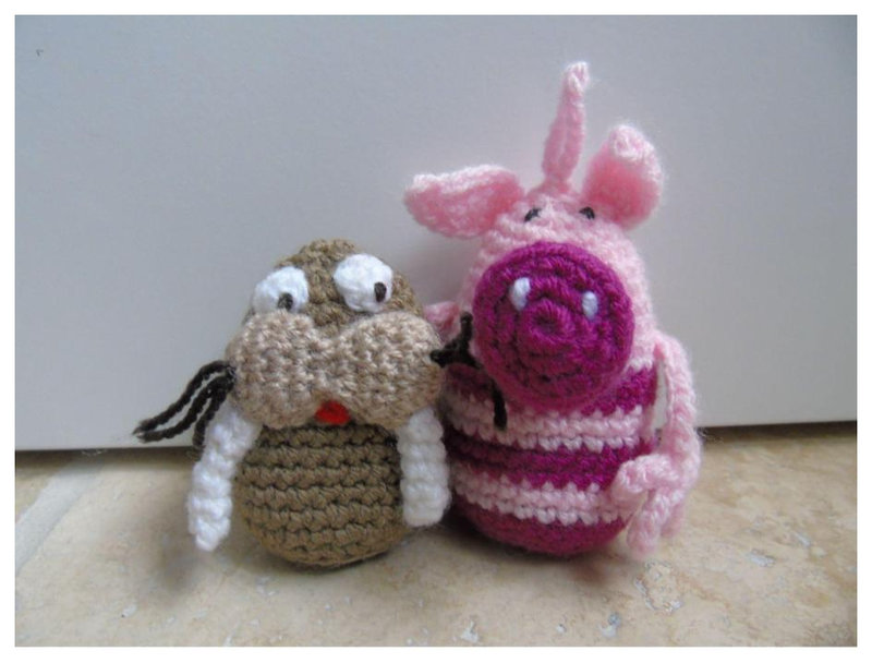 Walrus et Ronchonchon au crochet