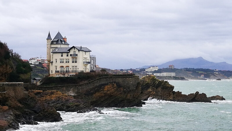 Biarritz, la Villa Belza, hiver 2021