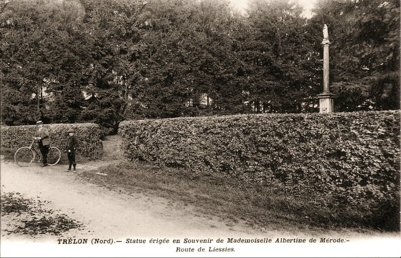 TRELON-Statue Albertine de Mérode