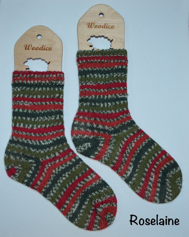 Roselaine Christmas socks 3