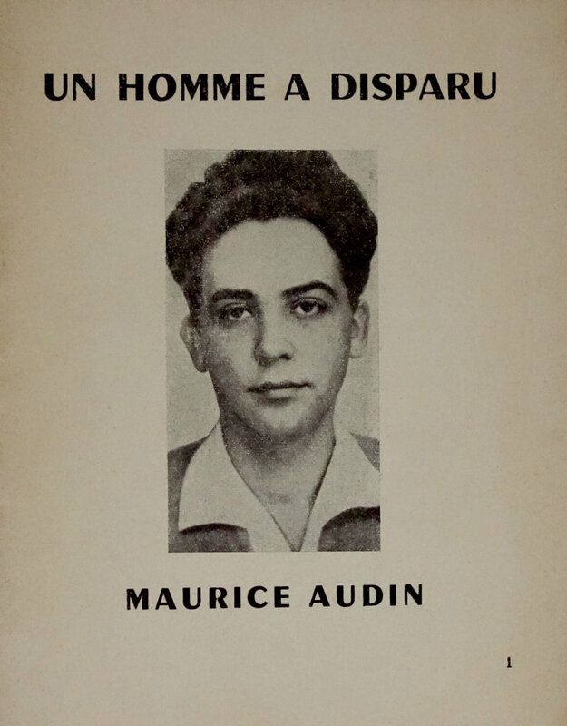 Audin, un homme a disparu