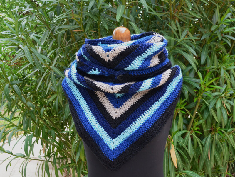 Chèche Homme-chale- crochet-laine-Creapassions-La chouette bricole (5)