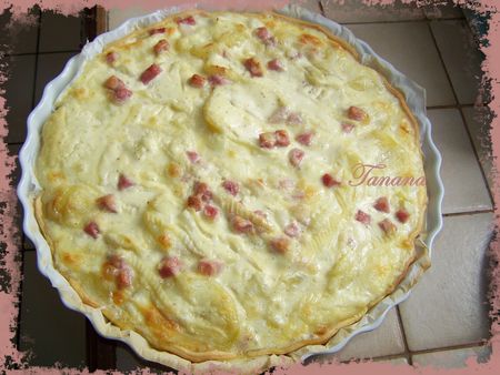 recettes quiche "tartiflette"