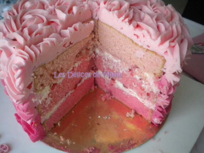 Un rose cake pour Marion 8
