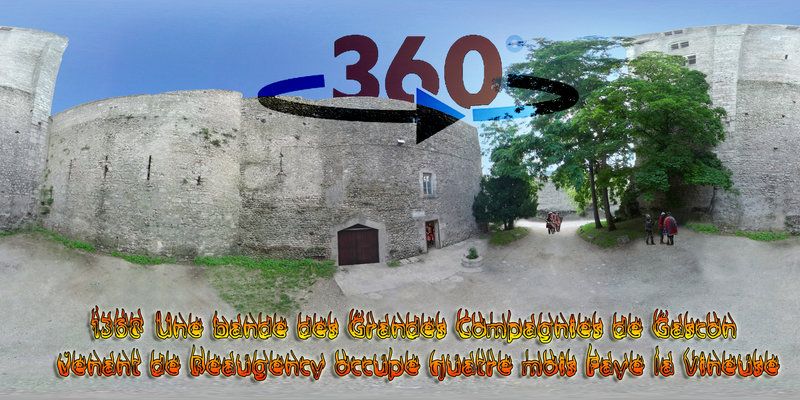 1368 Une bande des Grandes Compagnies de Gascon venant de Beaugency occupe quatre mois Faye la Vineuse