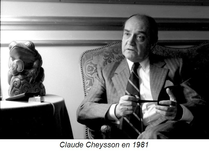 Claude Cheysson en 1981