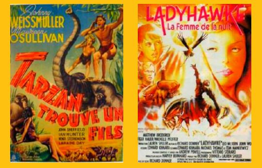 Affiches de films d’aventure 