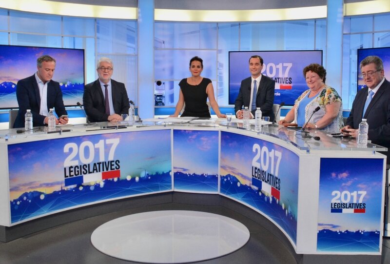 LÉGISLATIVES 2017 FRANCE 3 plateau