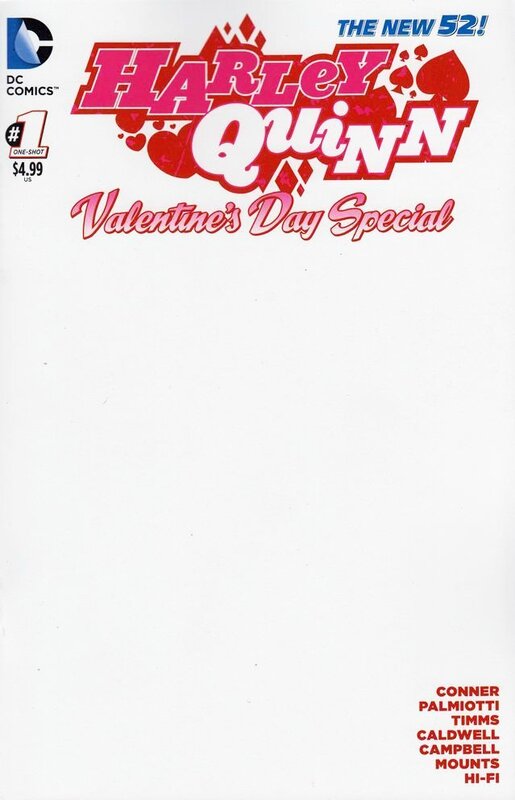 harley quinn valentine's day special blank variant