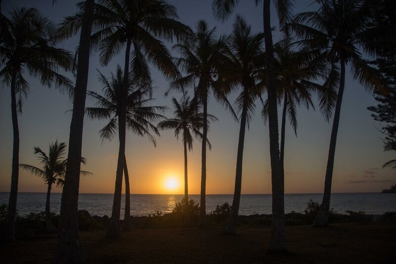 coucher de soleil Maré