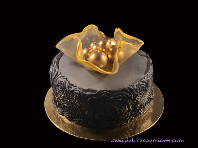 Gâteau Roses noires