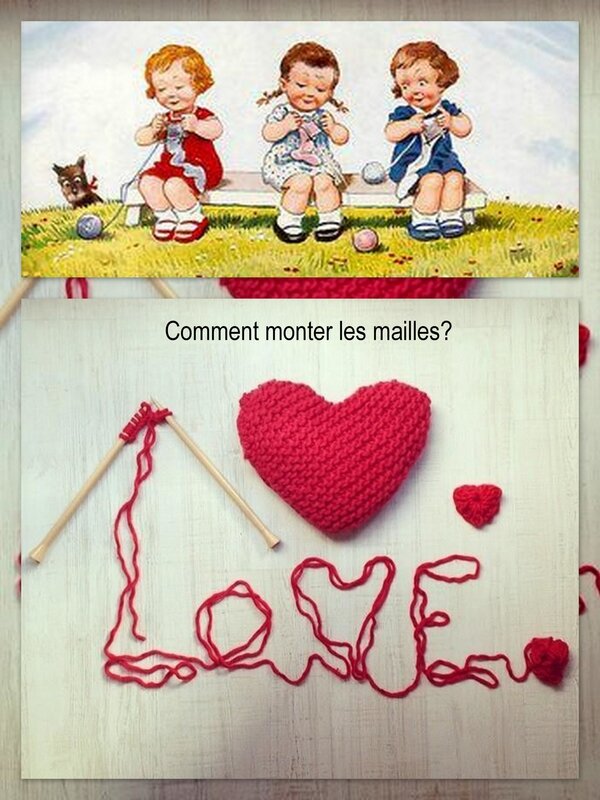 Savoir tricoter à la main Comment monter les mailles La Malle aux Mille Mailles