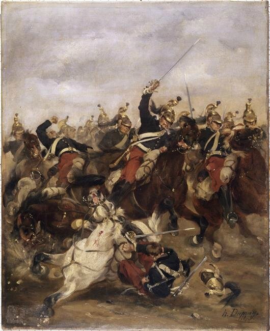Dupray, charge des dragons Bachelier à Rezonville (1873)