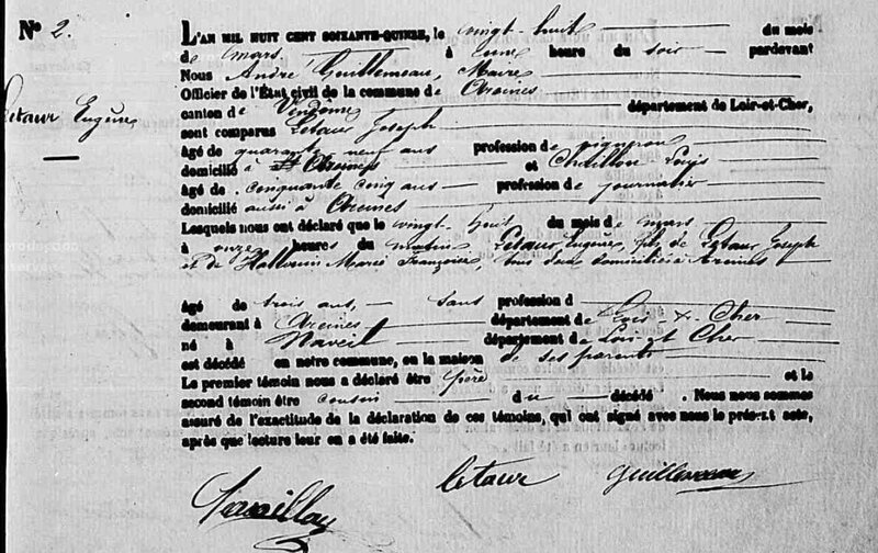 Areines 1875 D Letaur Joseph