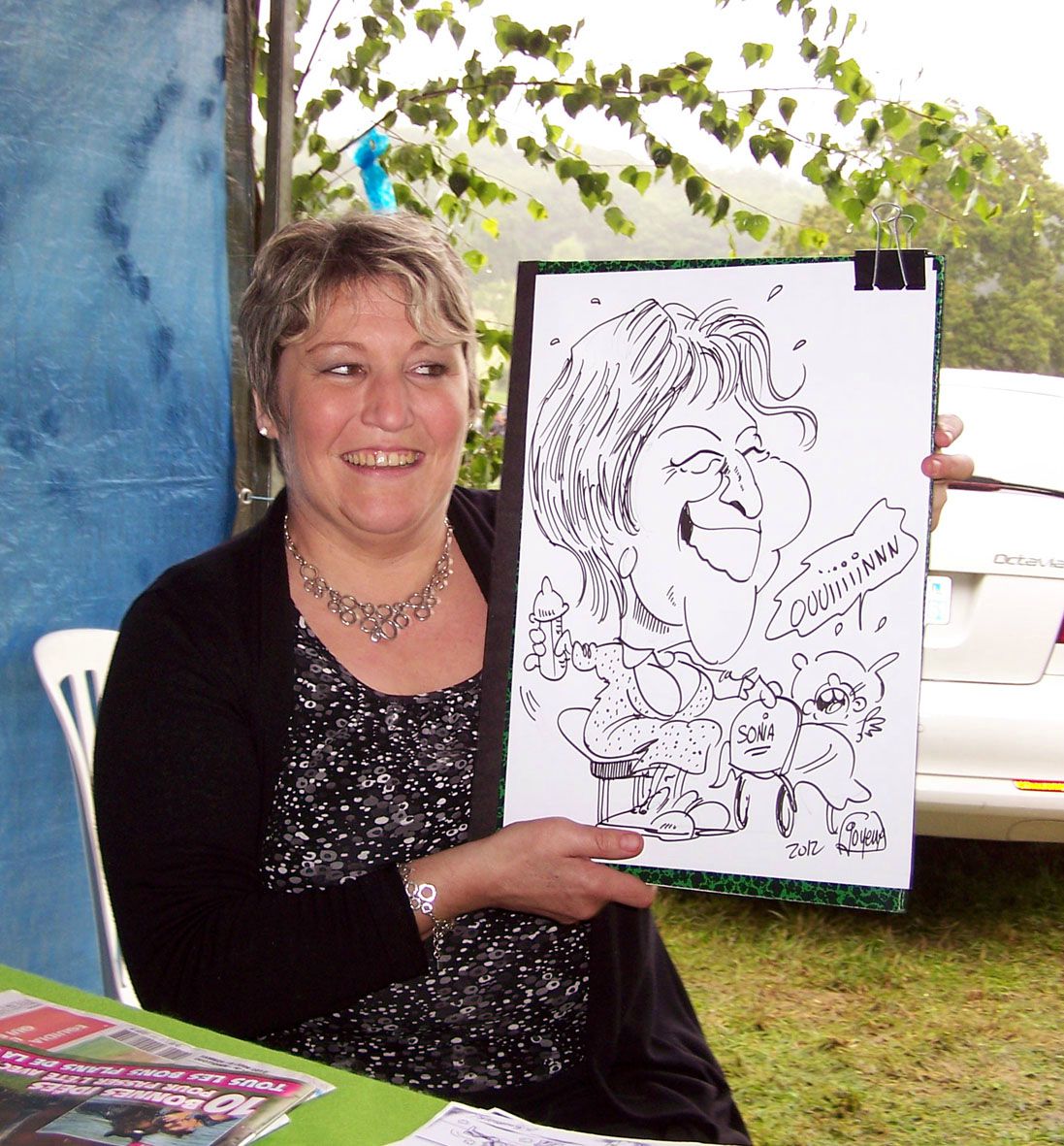 Caricature en direct JOYEUX 5