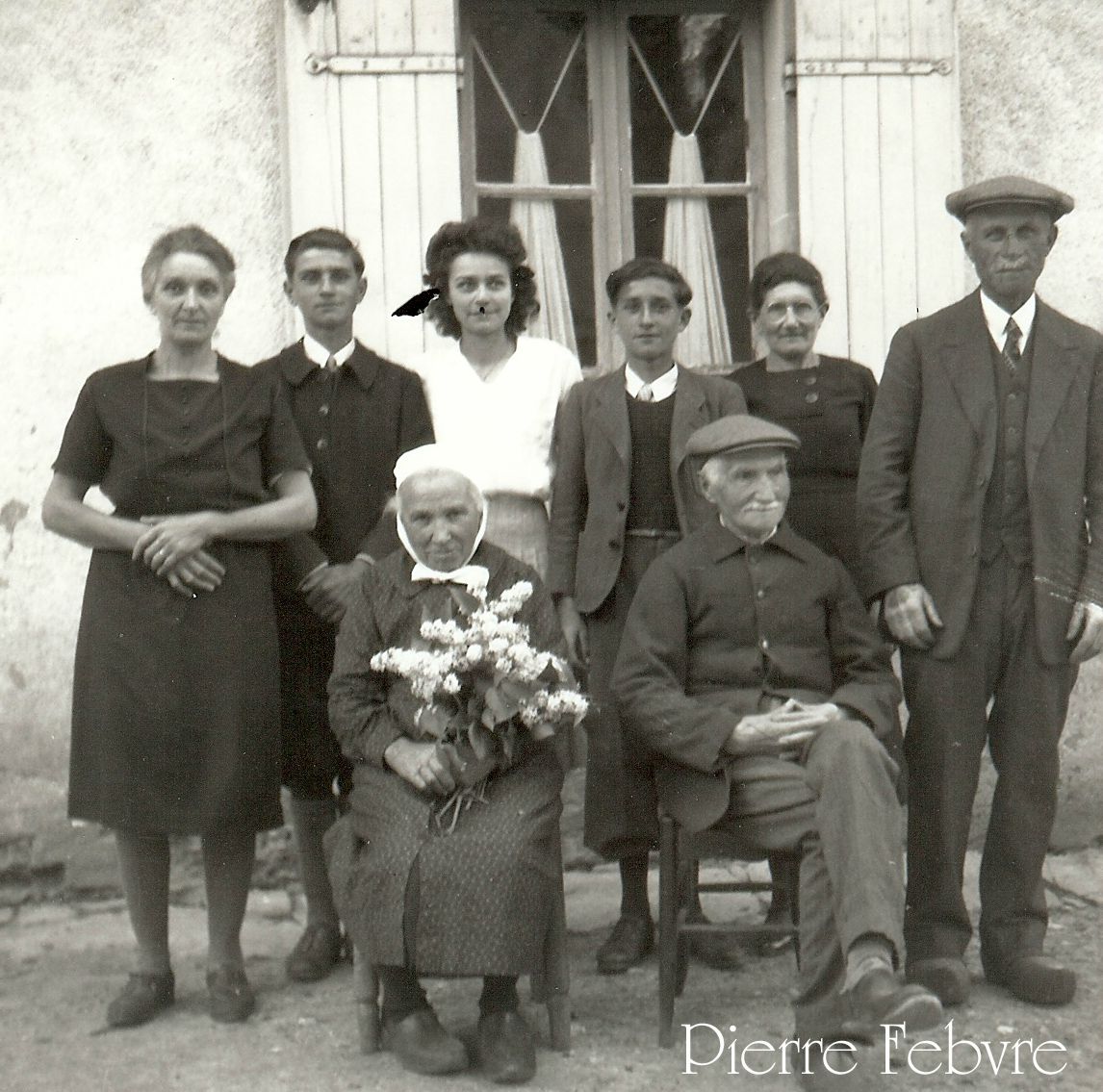 Famille GIRAUDON au Moulin-Bondon ( Photo Pierre René FEBVRE )