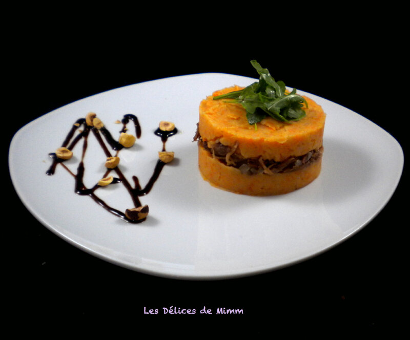 Parmentier de canard et patates douces