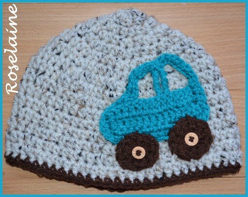 Roselaine204 bonnet hat car