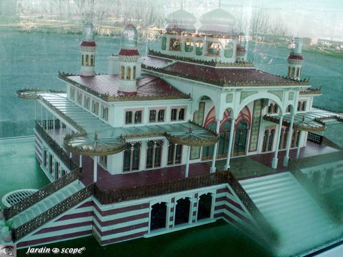 Maquette du Casino Mauresque détruit par un incendie en 1977