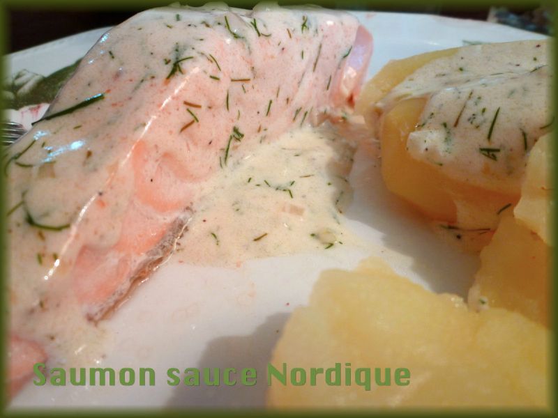 saumon sauce nordique