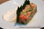 Tartare saumon asperge à l'estragon 017