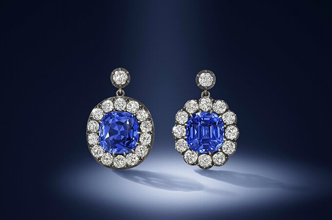 1 carat Blue VS1 Round Diamond Stud Earrings Set In 14 Karat Solid White  Gold – Diamond Jewelry United