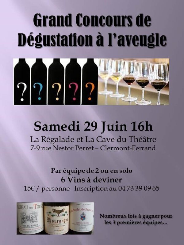 Concours de dégustation à l'aveugle